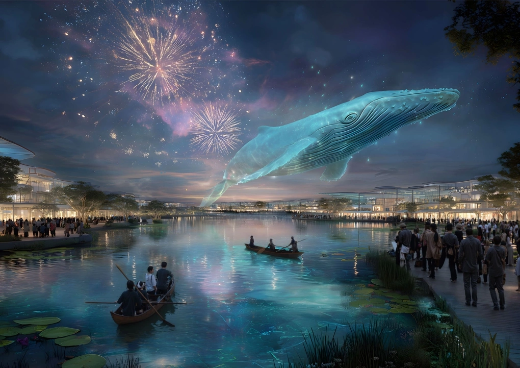 Charmora City áp dụng mô hình "thành phố bọt biển - sponge city".&nbsp;