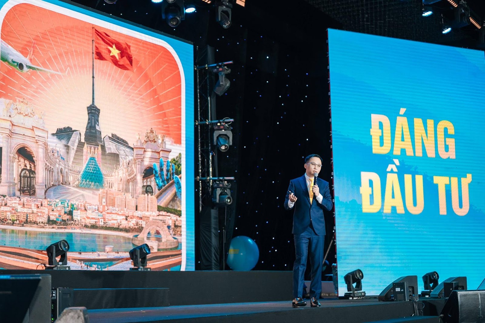 Đại diện Sun Property phát biểu tại sự kiện. Ảnh: Ánh Dương.