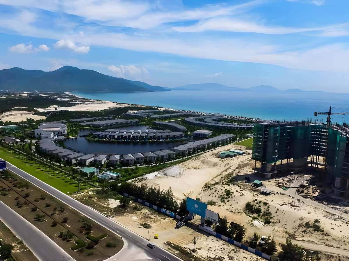 Biệt thự nghỉ dưỡng xây dựng trên đất không hình thành đơn vị ở.