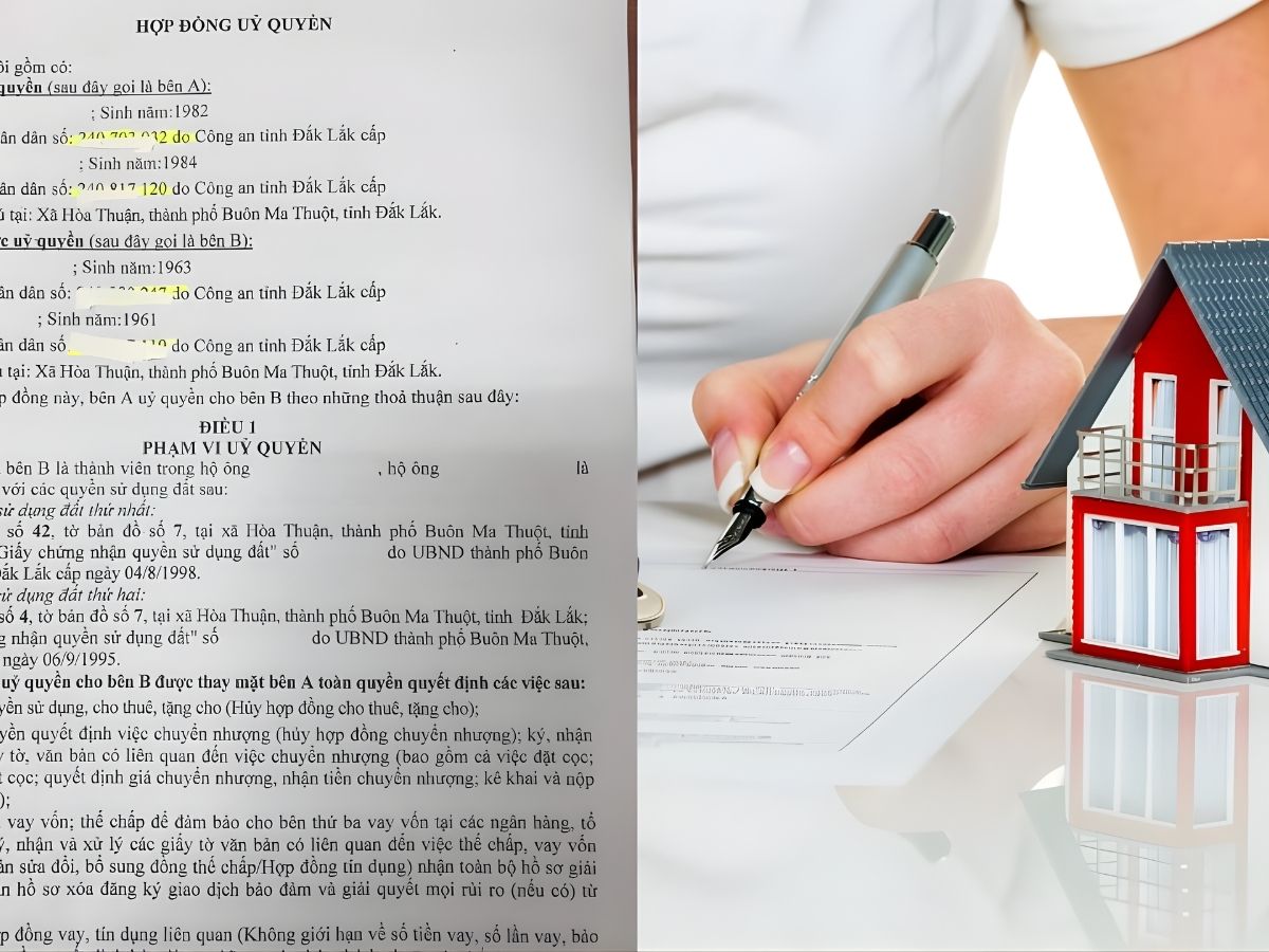 Điều kiện pháp lý để người được uỷ quyền có quyền bán nhà.