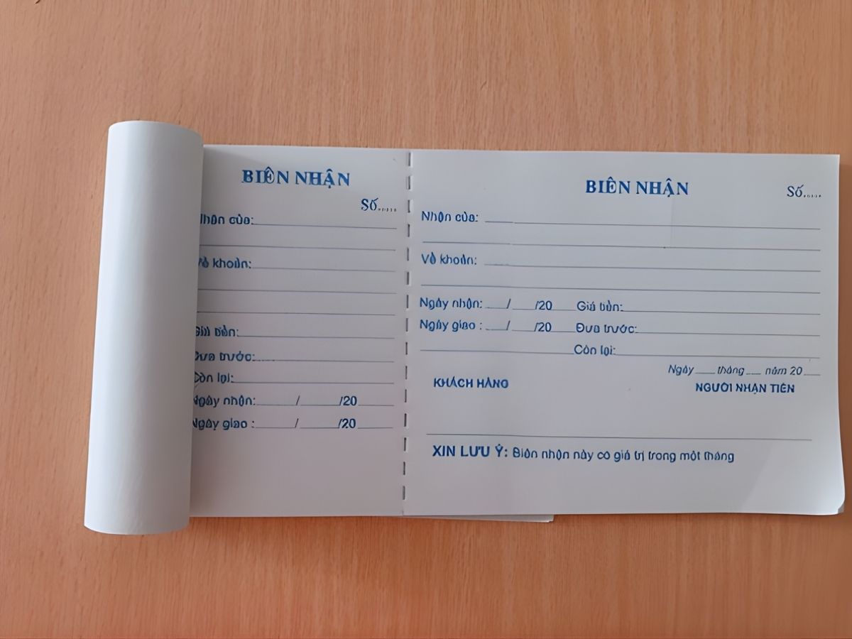 Phân biệt giấy biên nhận tiền đặt cọc và hợp đồng đặt cọc.