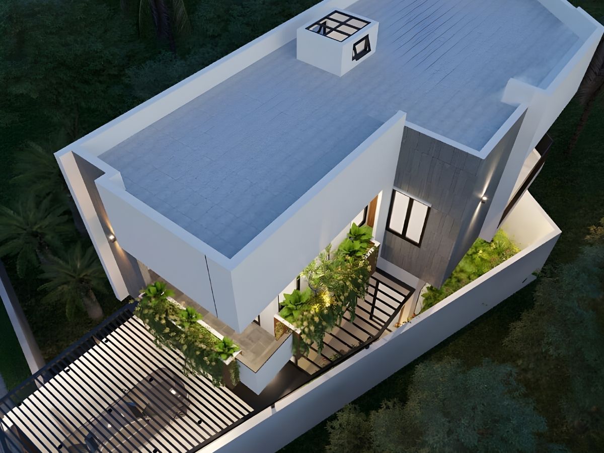 Nhà thóp hậu hình thành do quy hoạch cũ và chia tách đất.