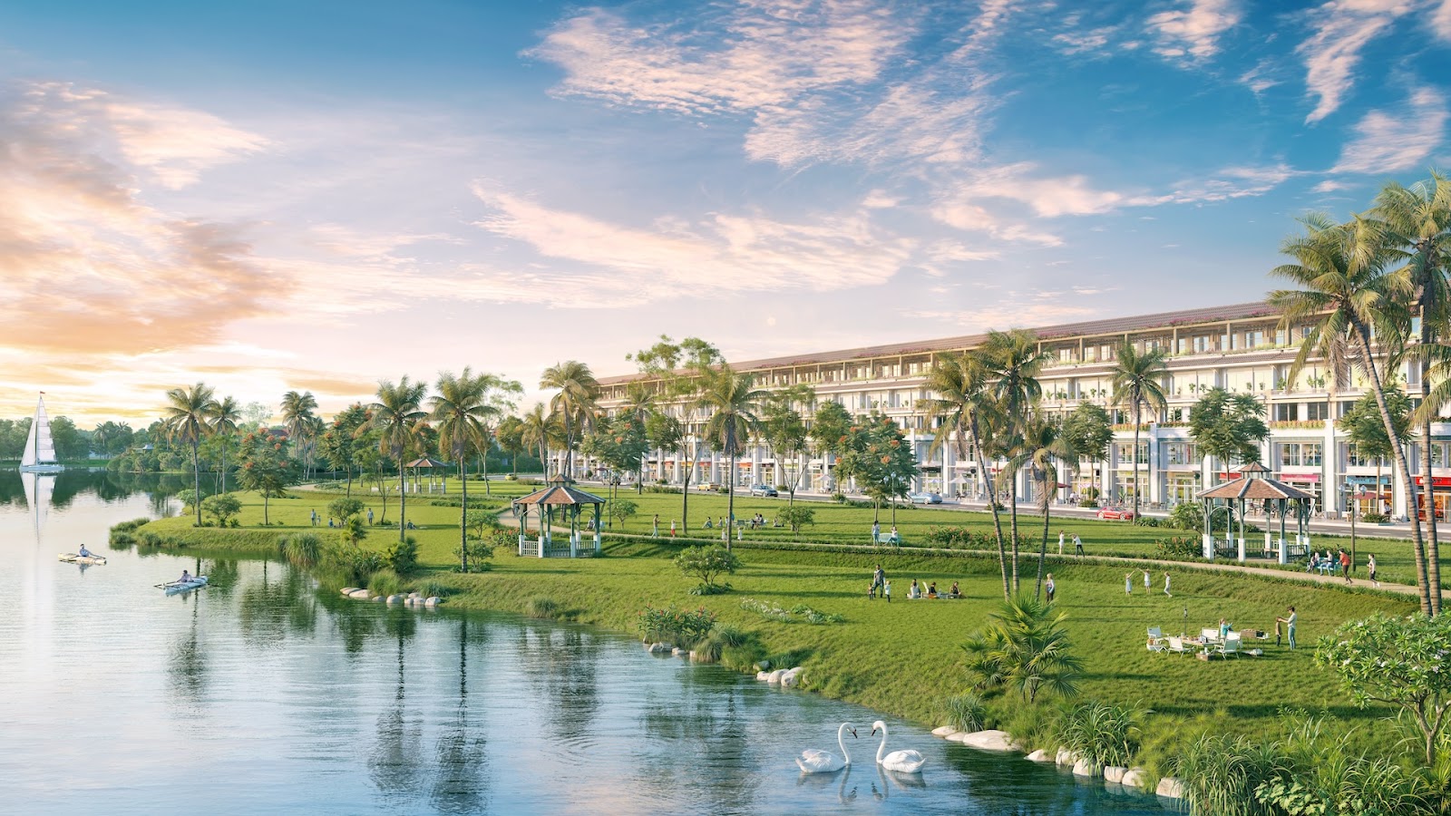 Các đại đô thị ven sông trở thành ưu tiên hàng đầu của tầng lớp tri thức khi tìm kiếm nơi an cư tại Đà Nẵng. Ảnh: Sun Property.