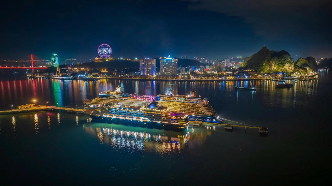 Cảng tàu khách quốc tế Hạ Long – điểm nhấn về hạ tầng gia tăng kết nối Sun Elite City với các thị trường quốc tế.