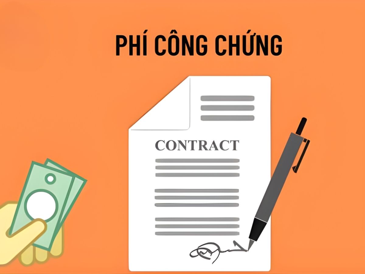 Các bên thống nhất rõ trách nhiệm thanh toán phí công chứng trong hợp đồng.