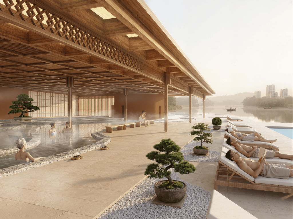 Clubhouse Onsen mang đến đặc quyền chăm sóc sức khỏe chuẩn Nhật 365 ngày cho cư dân