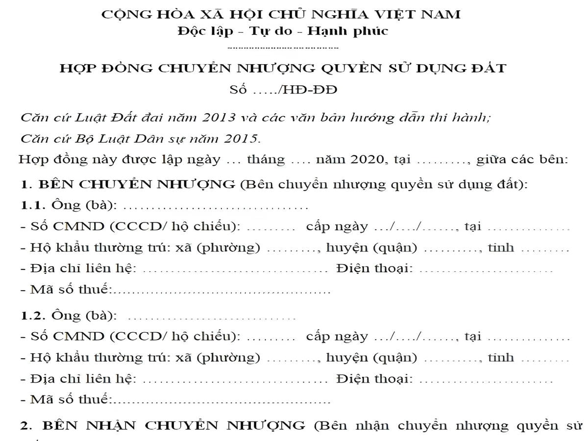 Văn bản công chứng là cơ sở pháp lý cho việc chuyển nhượng.