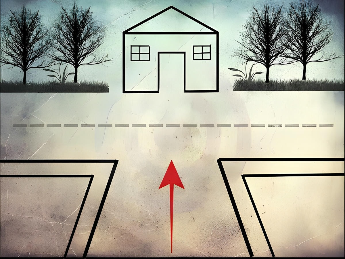 Nhà đối diện trục đường lớn dễ gặp bất tiện và mất an toàn.