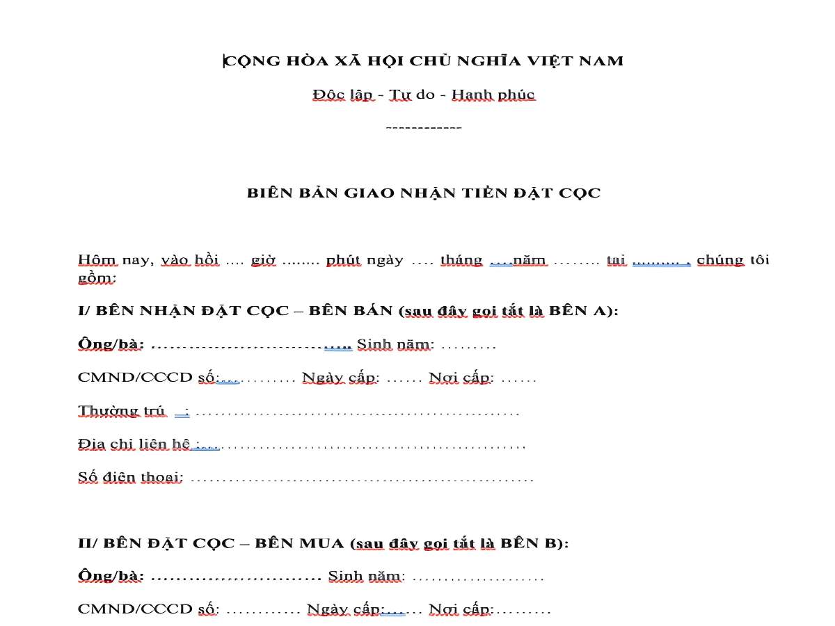 Công chứng đặt cọc không thay thế hợp đồng mua bán bất động sản