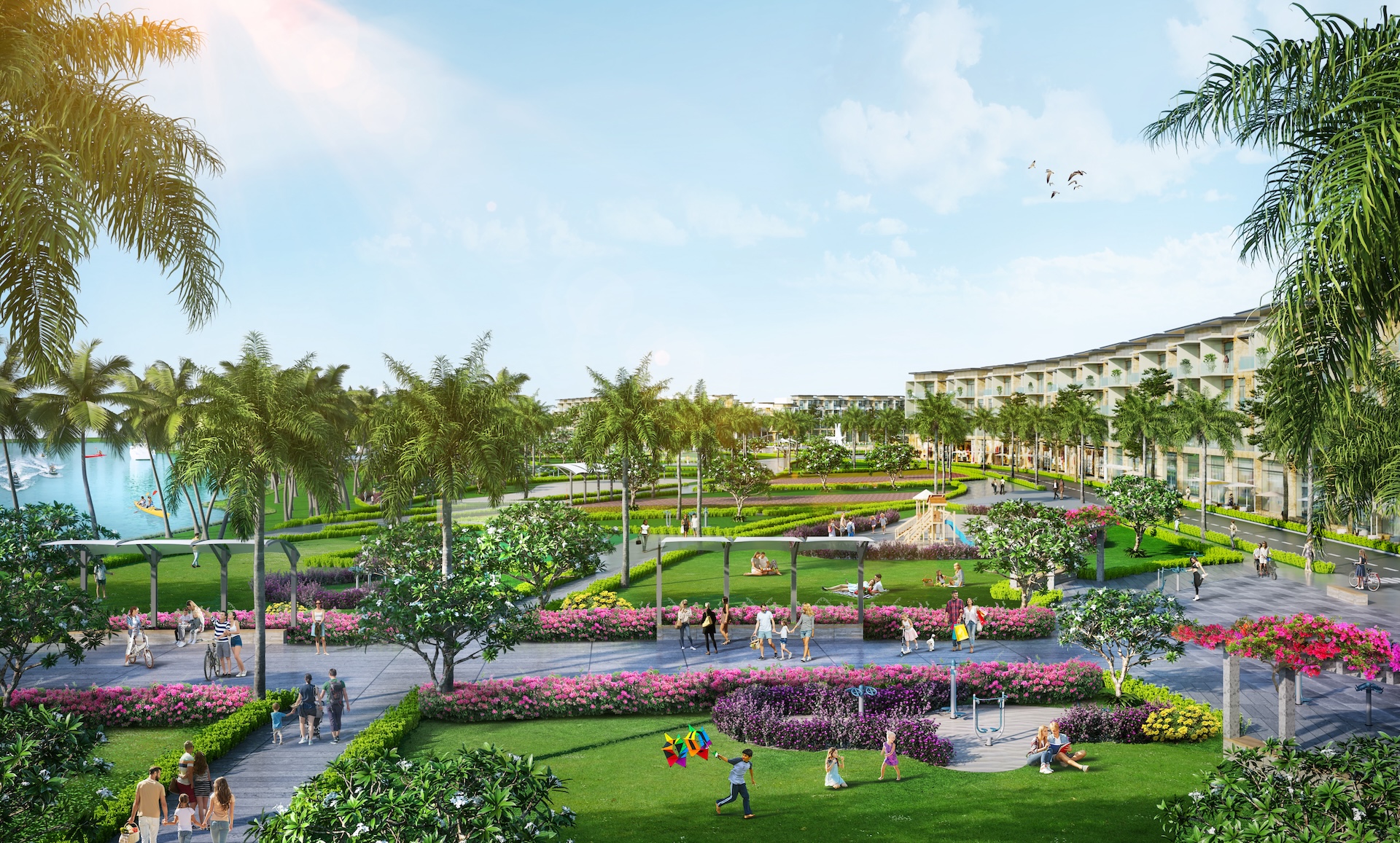 Chủ nhân FourS Jardin hưởng trọn hệ tiện ích nội, ngoại khu phong phú.