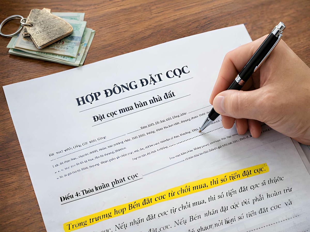 Cần lưu giữ chứng từ và kiểm tra kỹ để bảo vệ tiền cọc. (Nguồn: Sưu tầm)