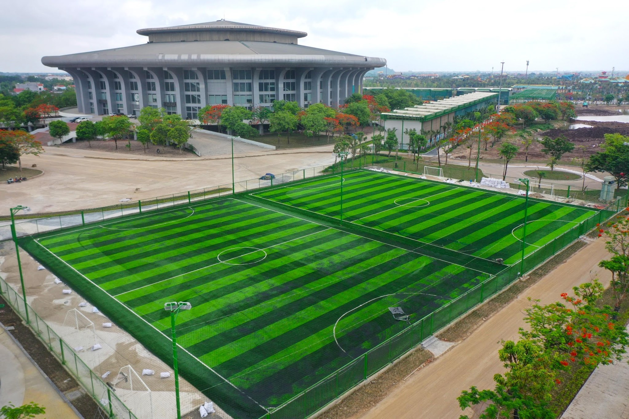 Công viên Thể thao chuẩn bị khai trương.