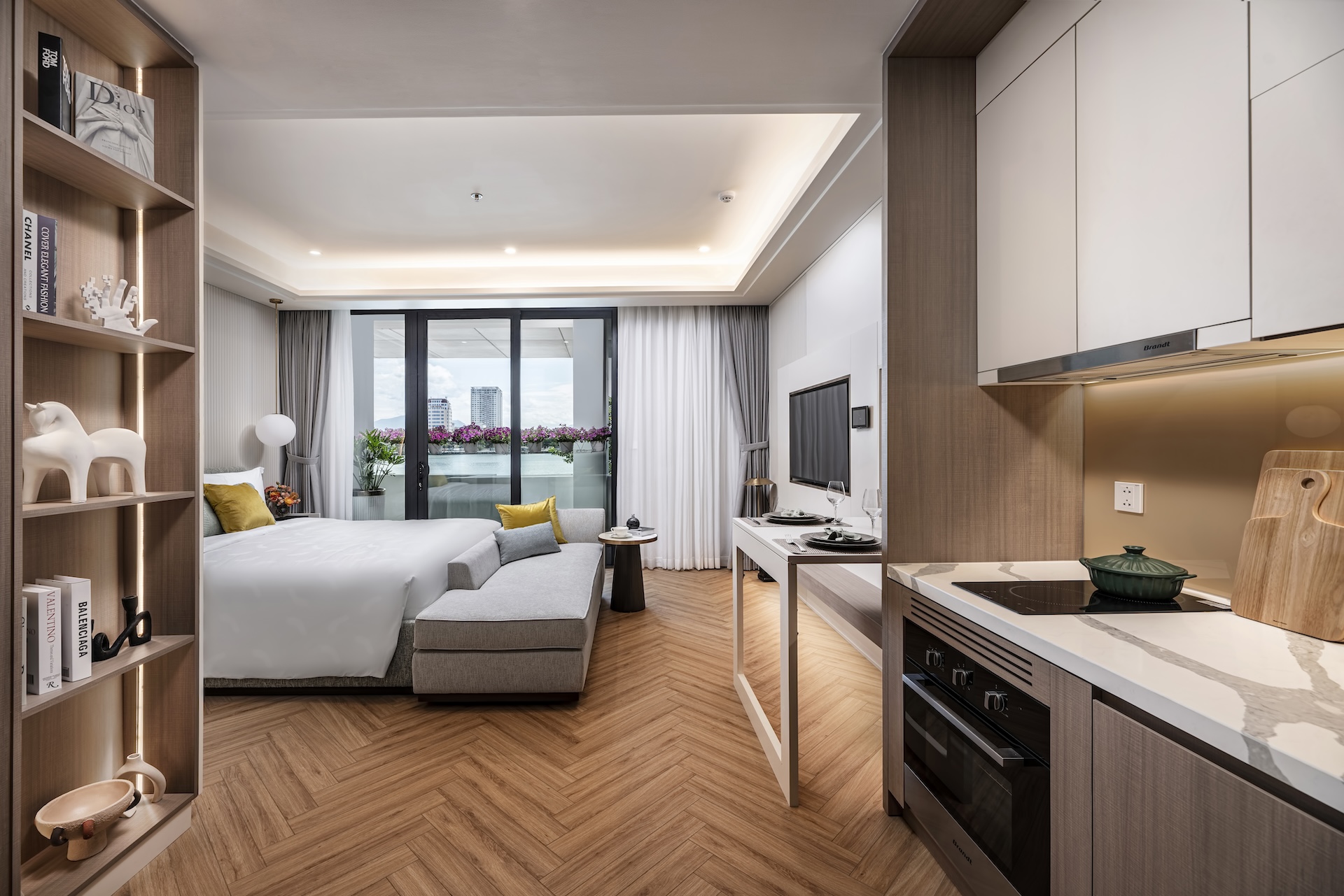 Hưởng lợi từ nhịp sống của quần thể, căn hộ Symphony 5 sẵn sàng đi vào vận hành ngay khi nhận bàn giao.