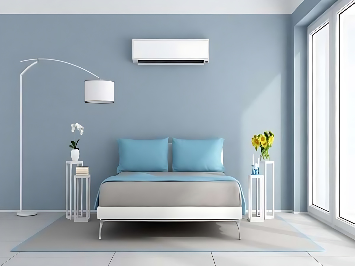 Bố trí điều hòa lệch giường ngủ giúp cân bằng năng lượng và luồng khí phong thủy.