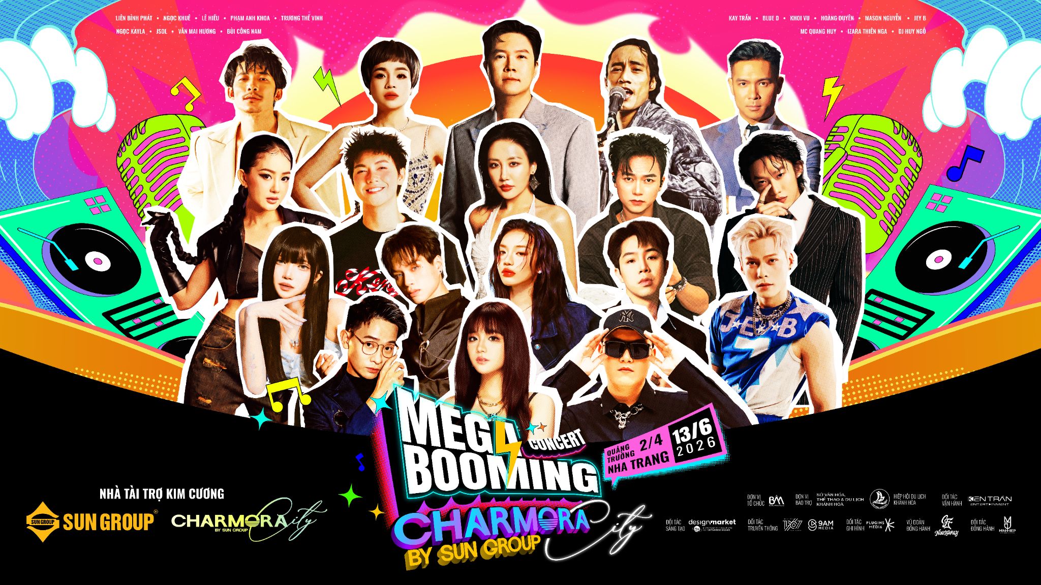 Sun Group “chào sân” Nha Trang bằng đại nhạc hội Mega Booming – Charmora City diễn ra ngày 13/06.