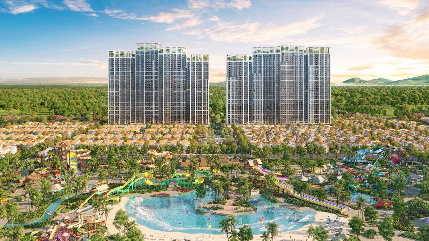 Không gian xanh, tiện ích được phủ rộng khắp đại đô thị Blanca City.