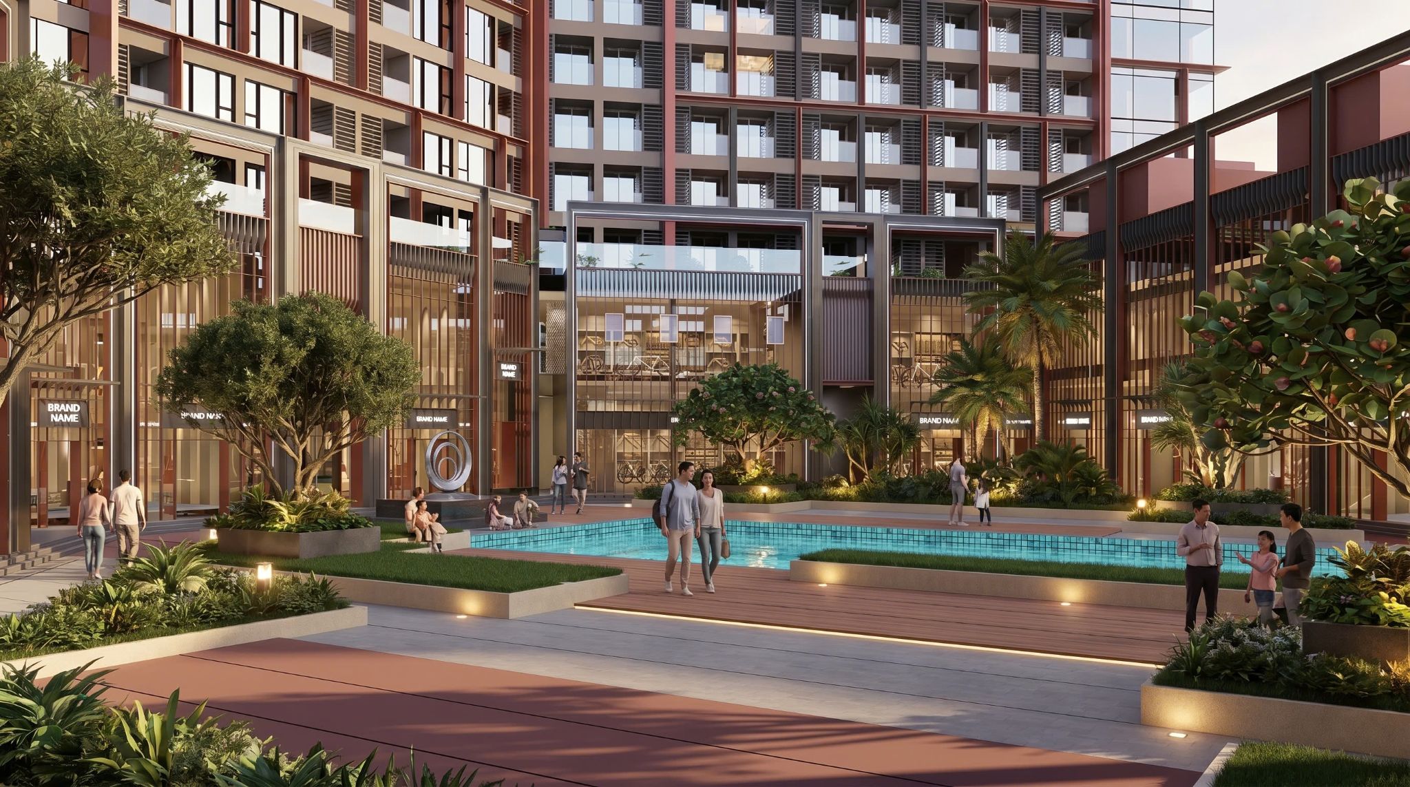 Bể bơi phong cách resort - một trong những mảnh ghép kiến tạo chất sống thăng hoa tại Symphony 5.