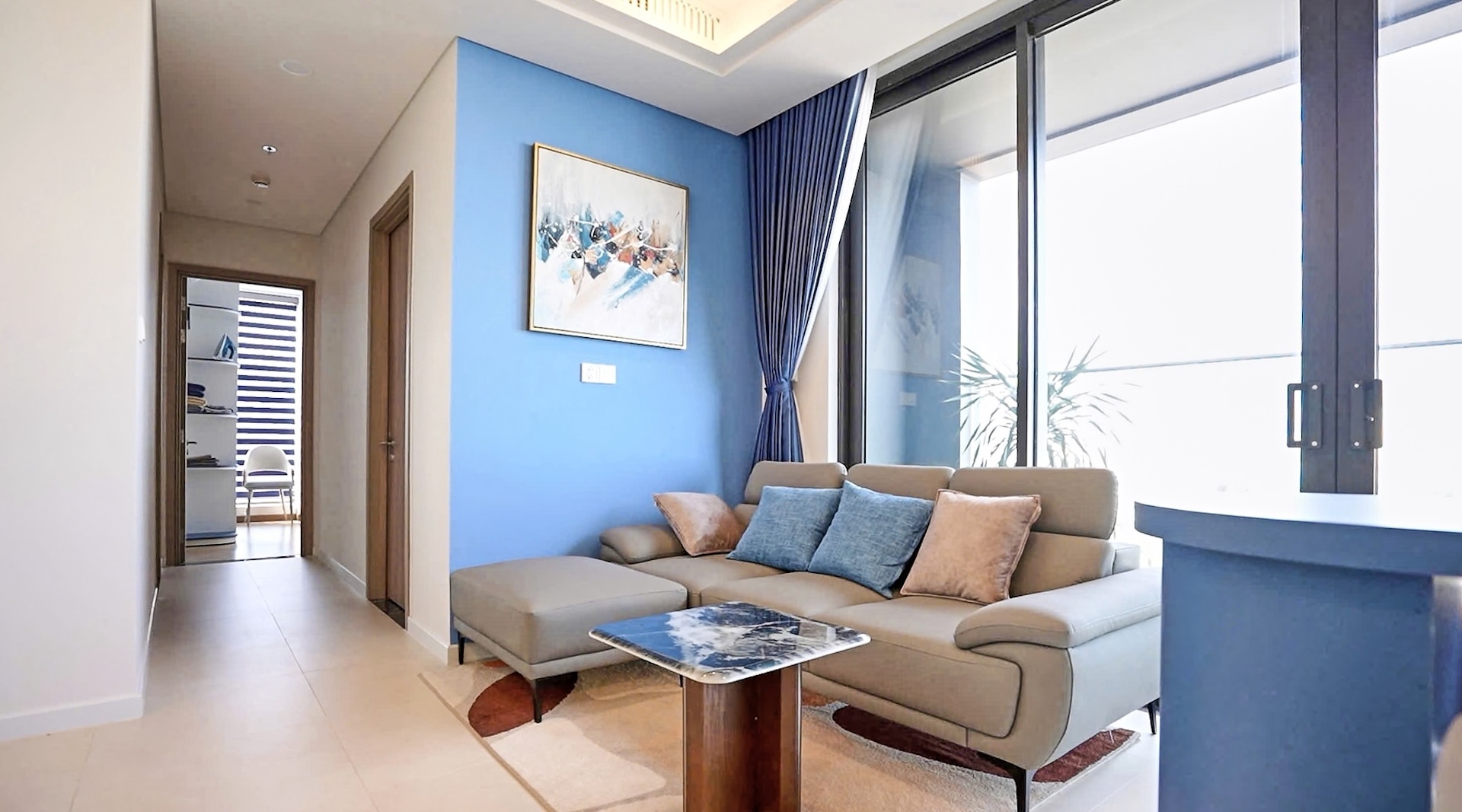 Không gian sống tiện nghi tại The Panoma chinh phục hoàn toàn tệp khách thuê cao cấp.