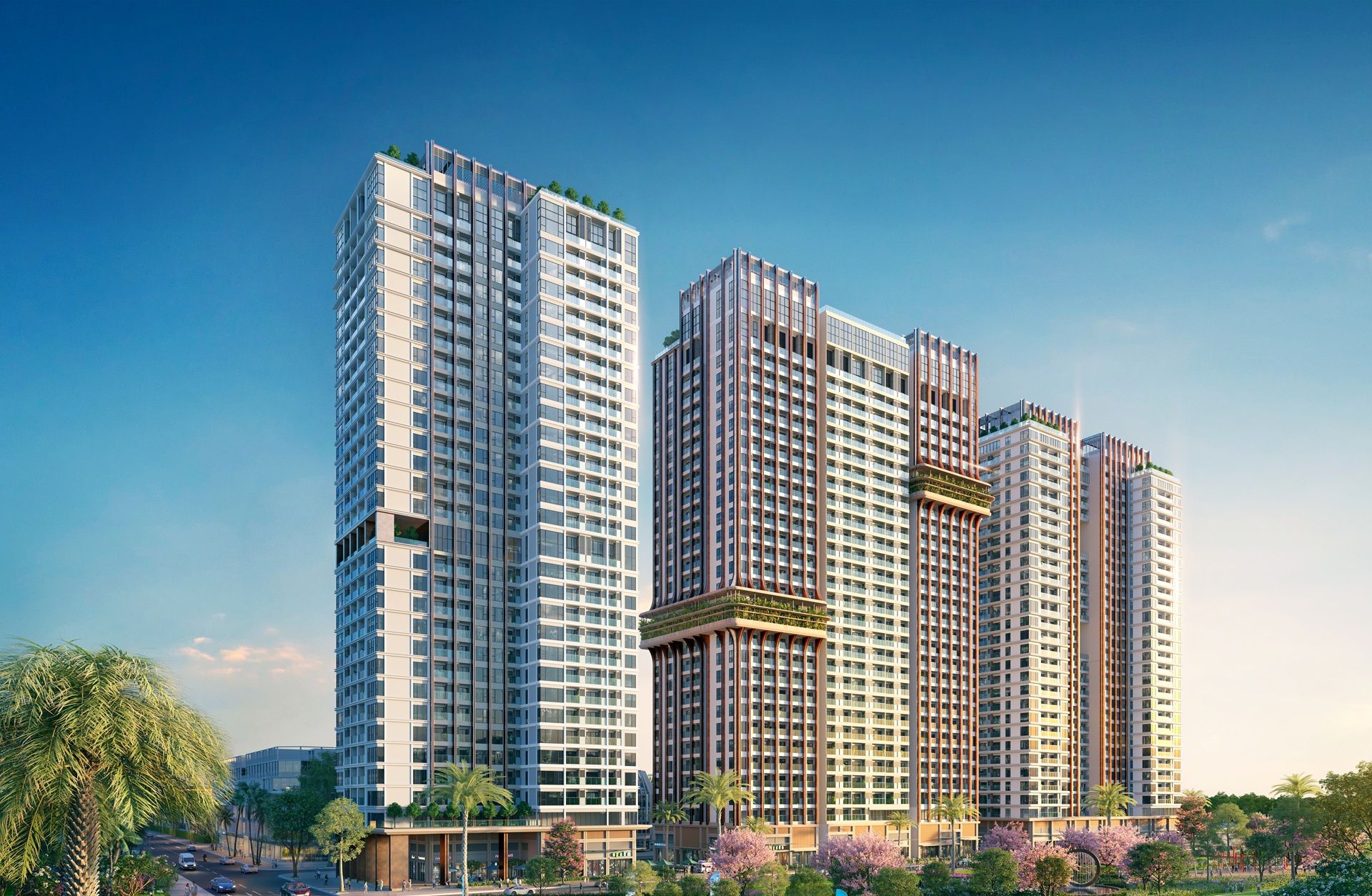 Phối cảnh phân khu Sun Festo Town.