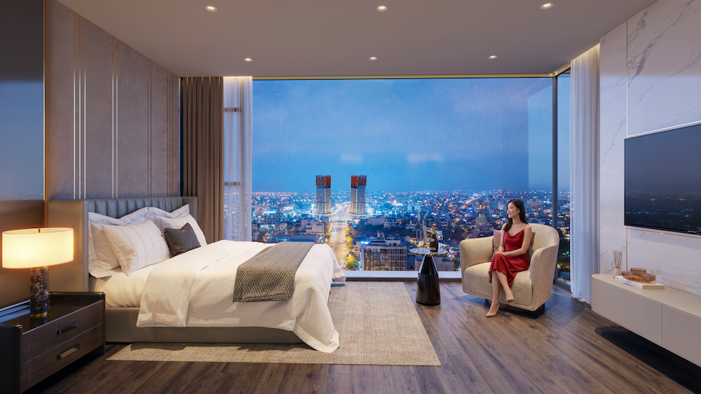 Không gian sống tại S-Light Tower đáp ứng tiêu chuẩn cao của giới chuyên gia, trí thức.