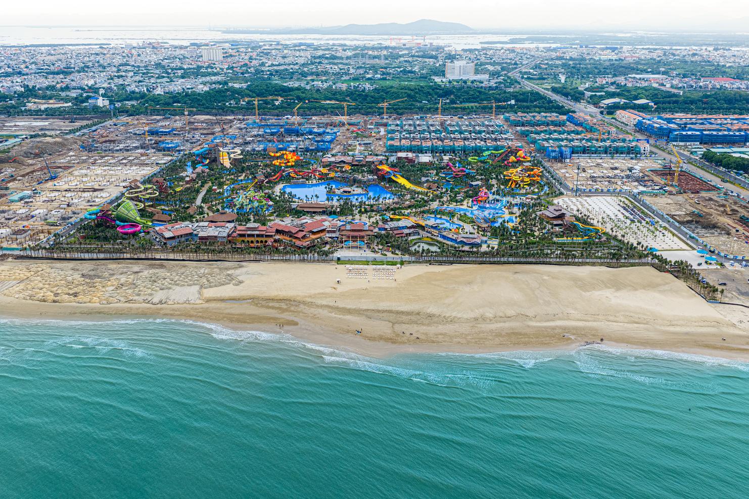 Toàn cảnh công trường đại đô thị Blanca City.
