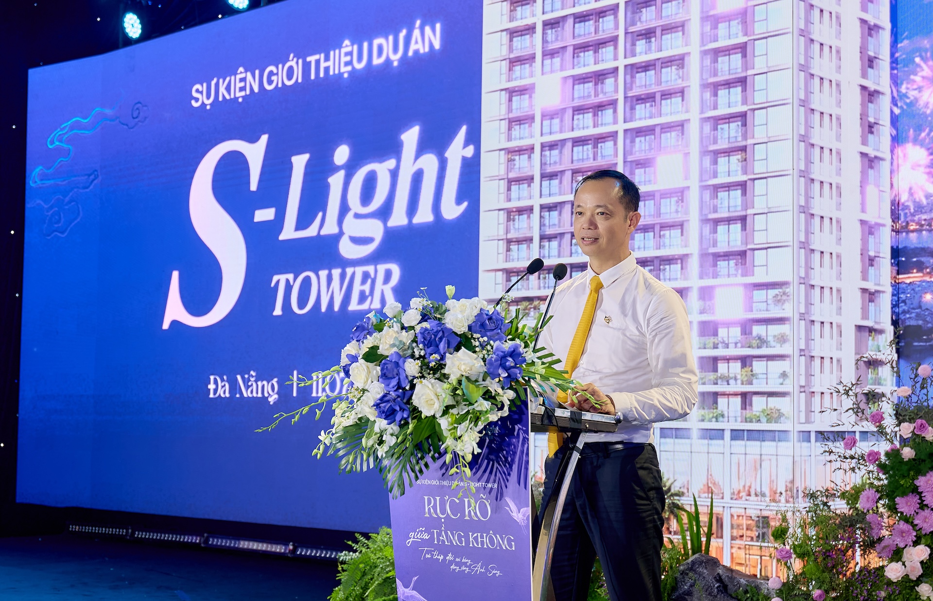 Đại diện Sun Property khẳng định S-Light Tower sẽ xác lập vị thế biểu tượng an cư mới tại hành lang phía Nam. Ảnh: Ánh Dương.
