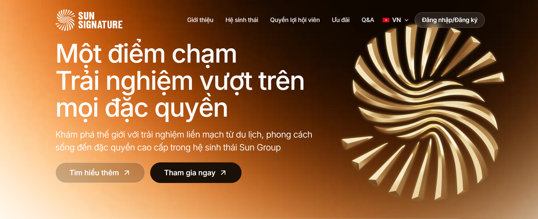 Đăng ký hội viên Sun Signature chỉ với vài bước đơn giản.