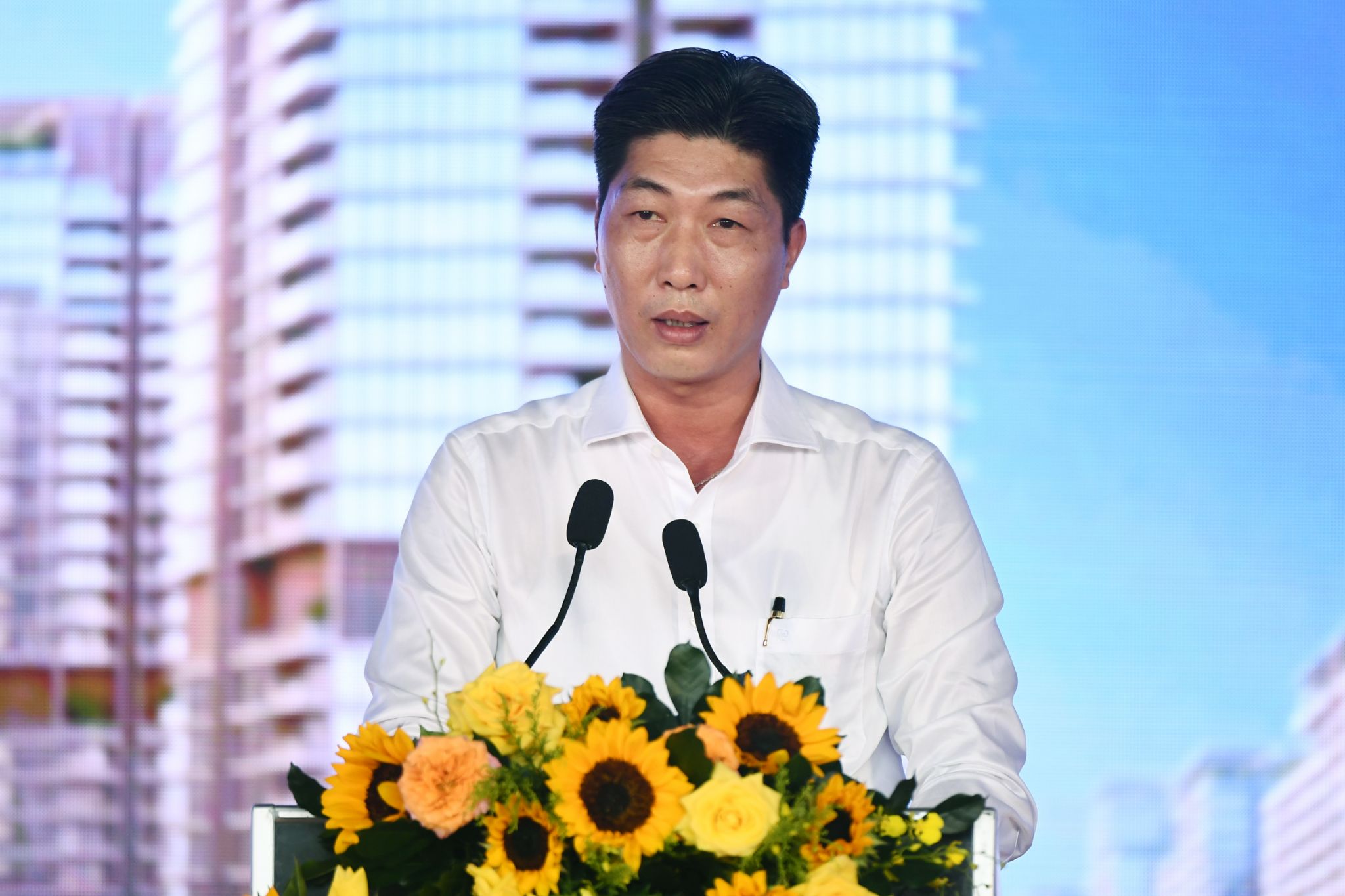 Ông Nguyễn Lê Quốc Toàn, Phó Chủ tịch UBND Đặc khu Phú Quốc, phát biểu tại Lễ khởi động. Ảnh: Ánh Dương