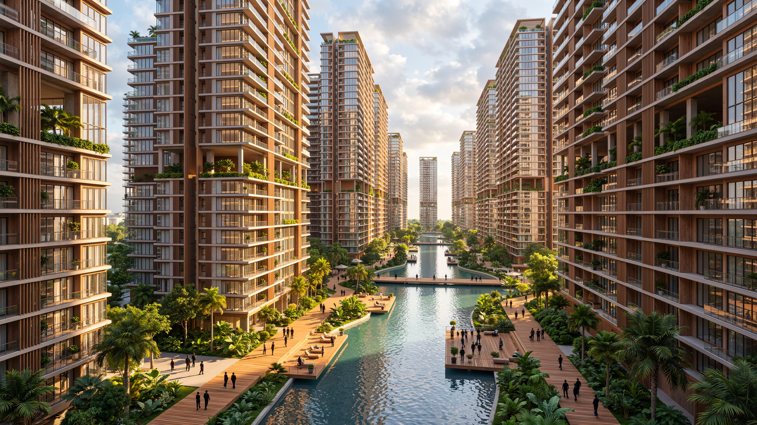 Tổ hợp nhà ở xã hội An Thới ưu tiên diện tích cho không gian xanh và tiện ích công cộng