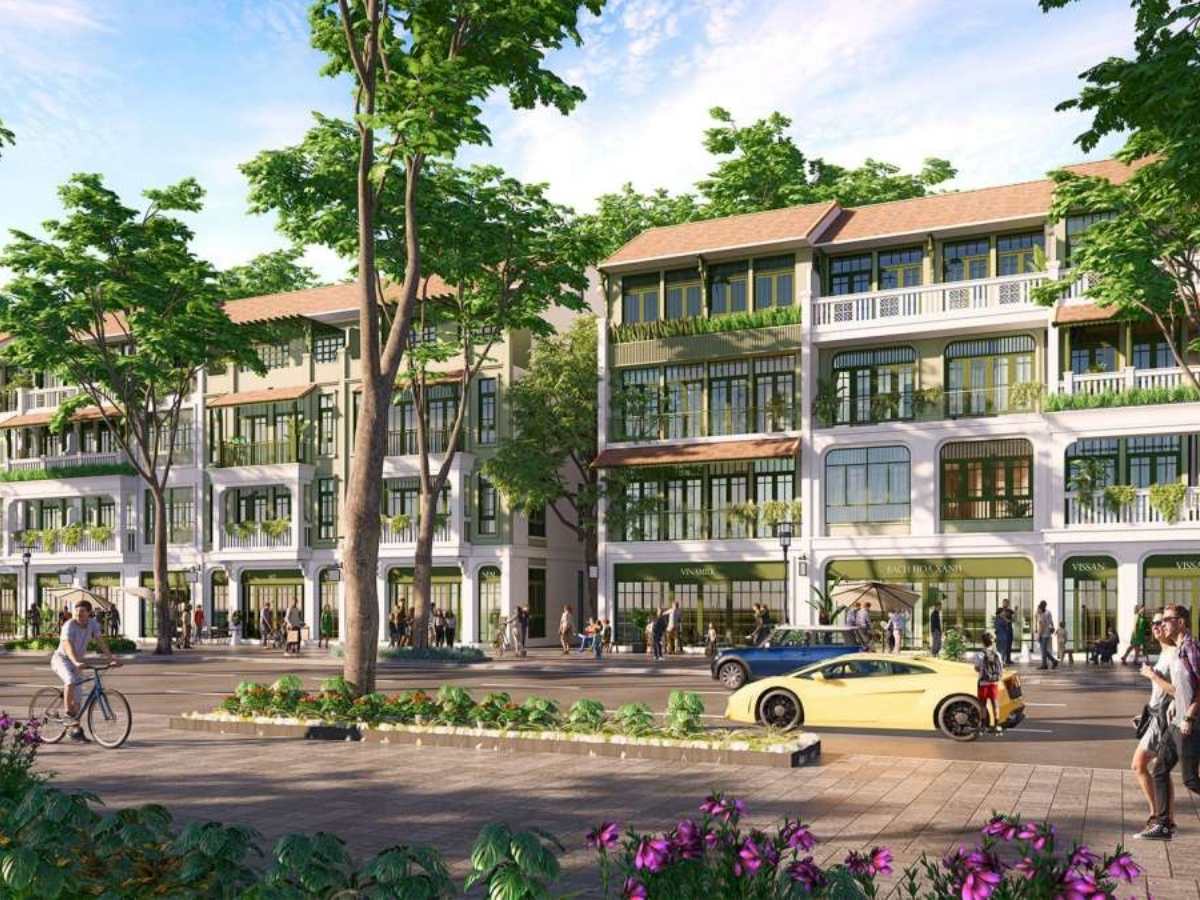 Town house gồm loại để ở và loại kết hợp kinh doanh thương mại. (Nguồn: Sưu tầm)