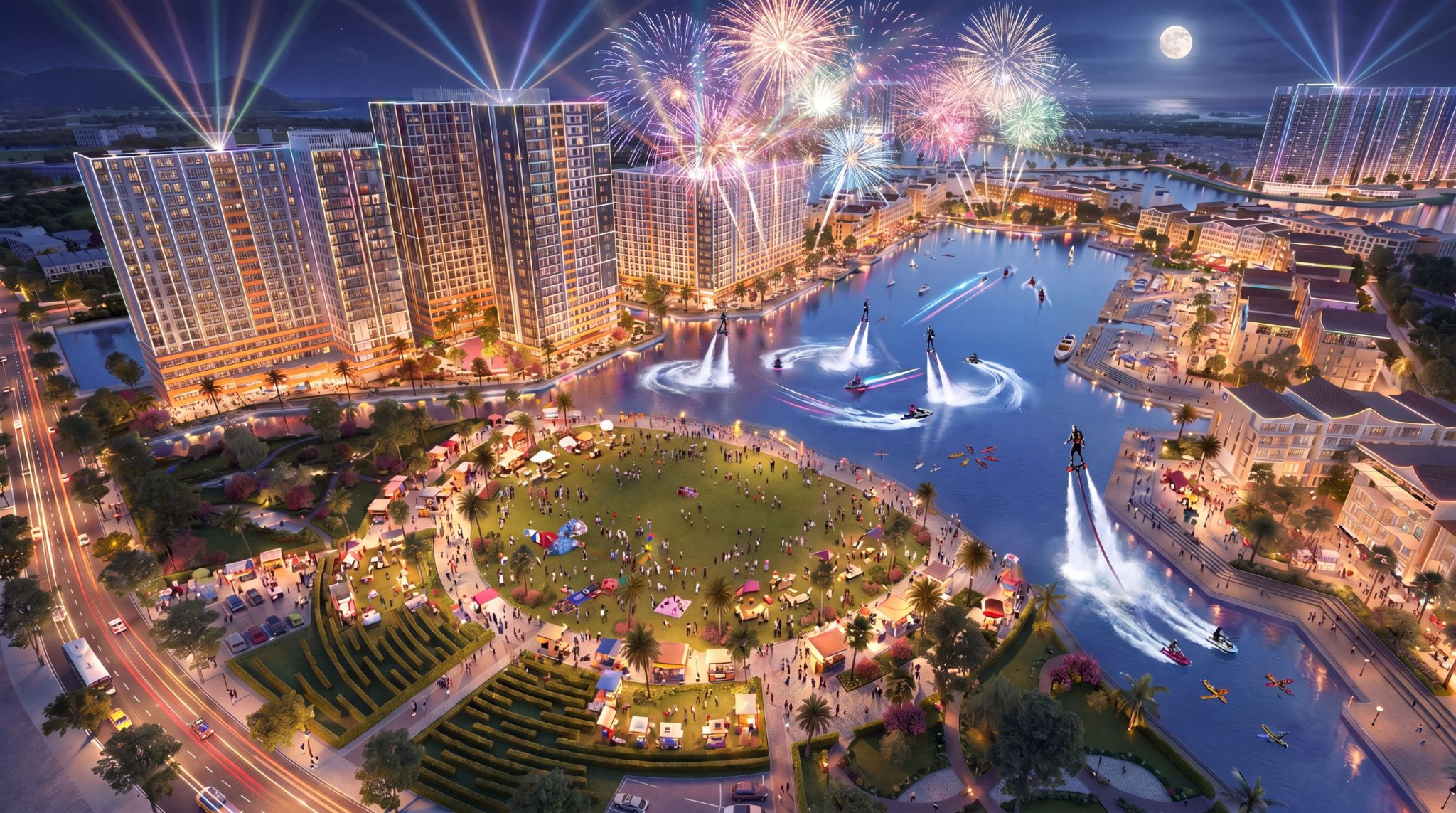 Festival Island được định vị là "Downtown không ngủ" đầu tiên tại Nha Trang.
