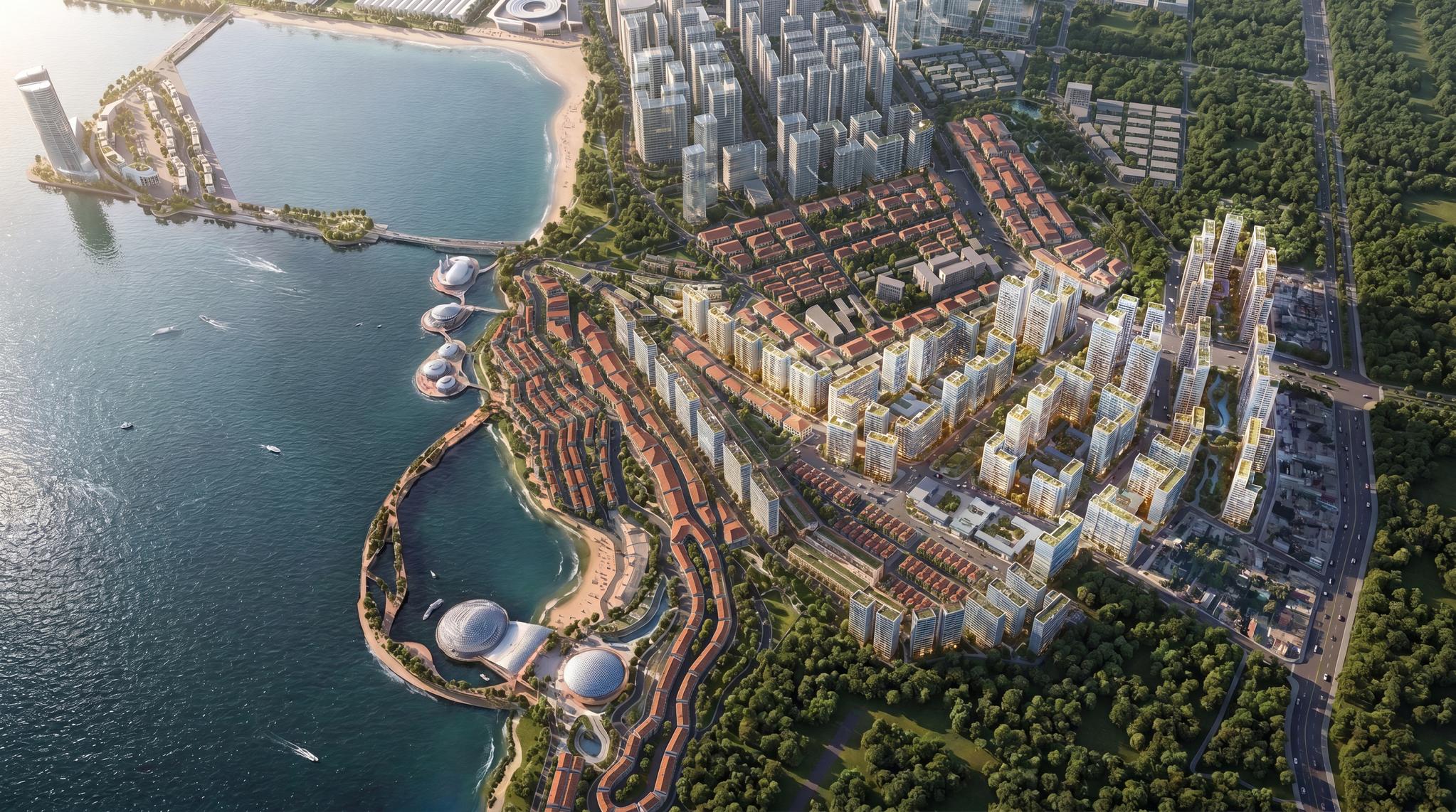 50.000 căn nhà ở xã hội và cho thuê tọa lạc tại vị trí đắc địa trong hệ sinh thái tỷ đô của Tập đoàn Sun Group. Ảnh minh họa: Sun Group