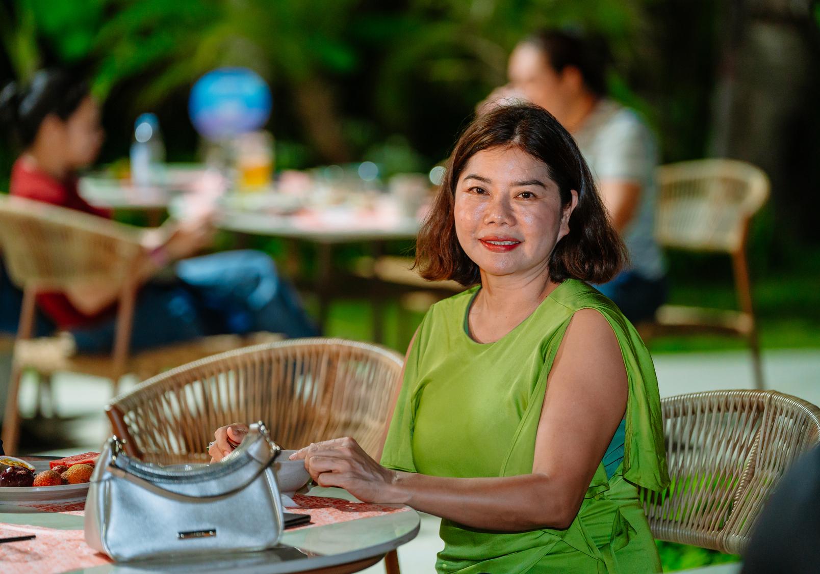 Nhà đầu tư giàu kinh nghiệm Phạm Thị Huyền. Ảnh: Nguyễn Đạt