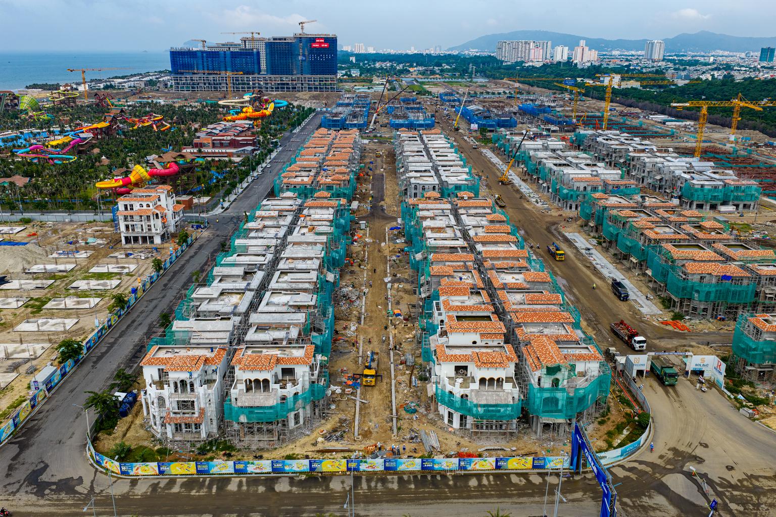 Công trường dự án Blanca City. Ảnh: Nguyễn Đạt
