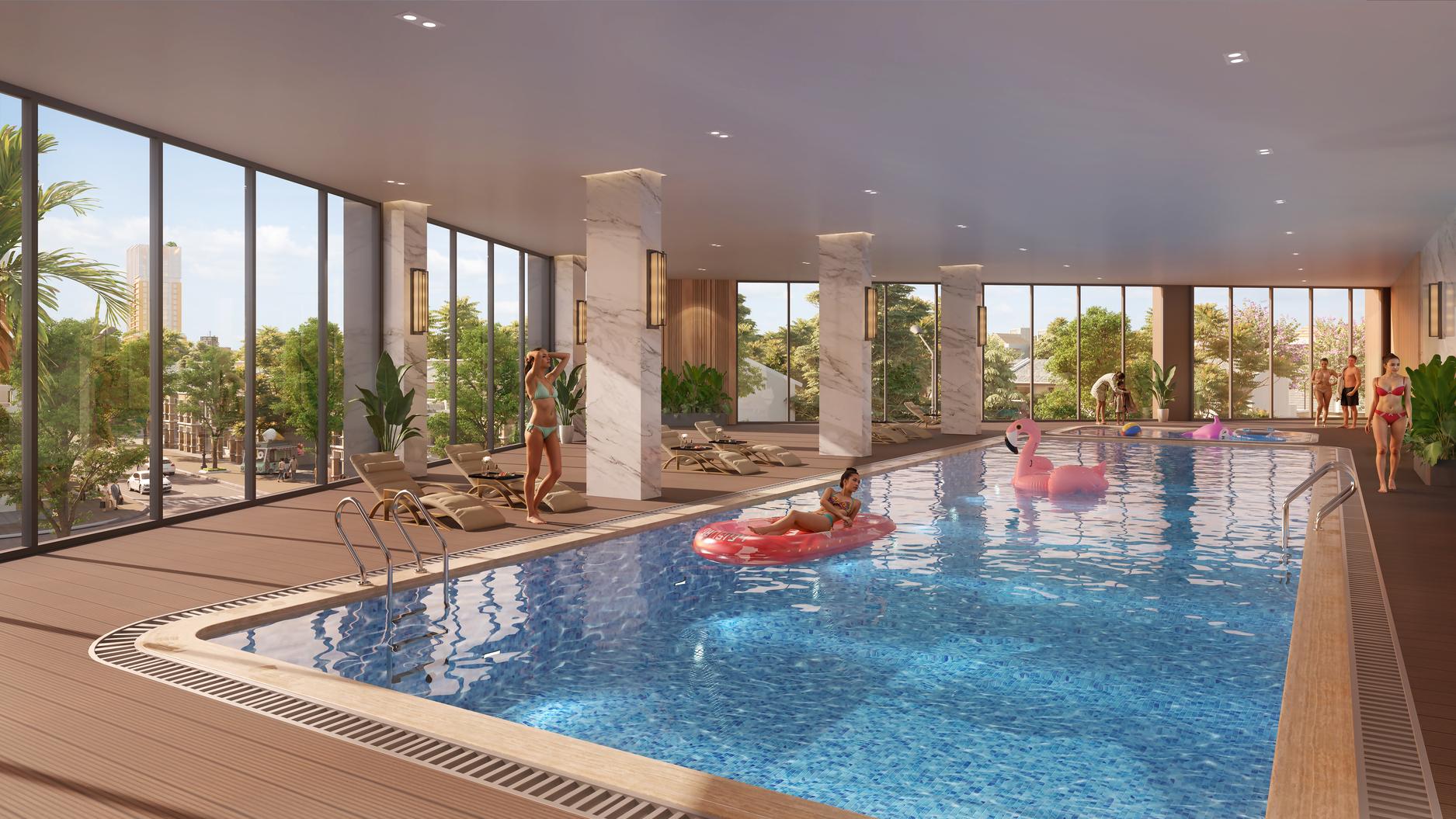 Chủ nhân penthouse hưởng trọn hệ tiện ích nội khu đẳng cấp quốc tế từ các tổ hợp căn hộ. Ảnh minh họa: Sun Property.