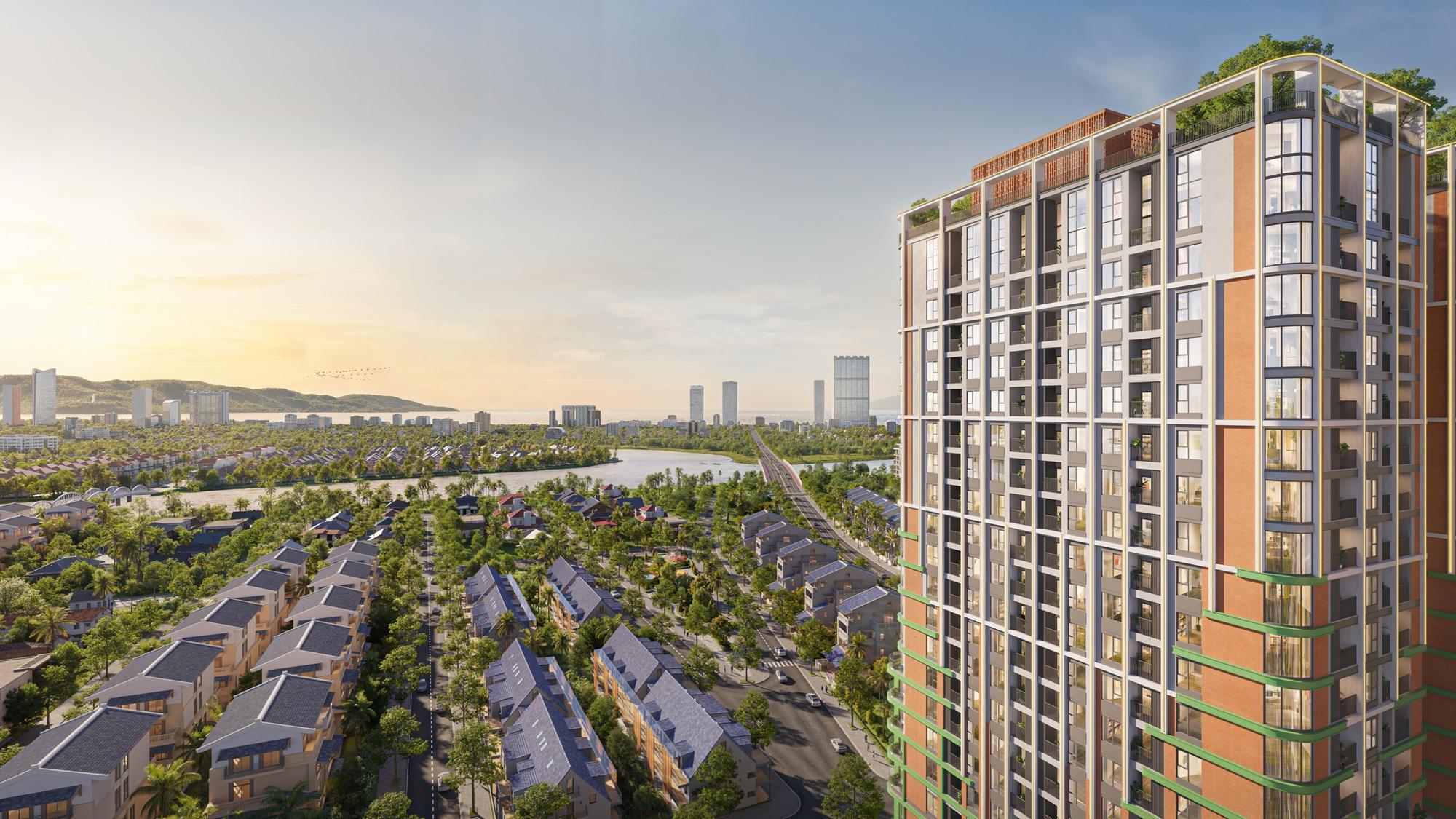 Căn hộ sở hữu ban công mở ra tầm nhìn khoáng đạt, điều hướng ánh sáng và gió trời. Ảnh minh họa: Sun Property.