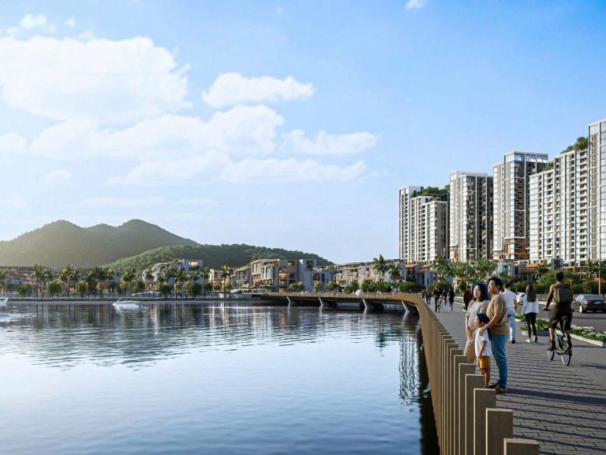 Mô hình đô thị tích hợp với môi trường sống ven biển thu hút nhà đầu tư.