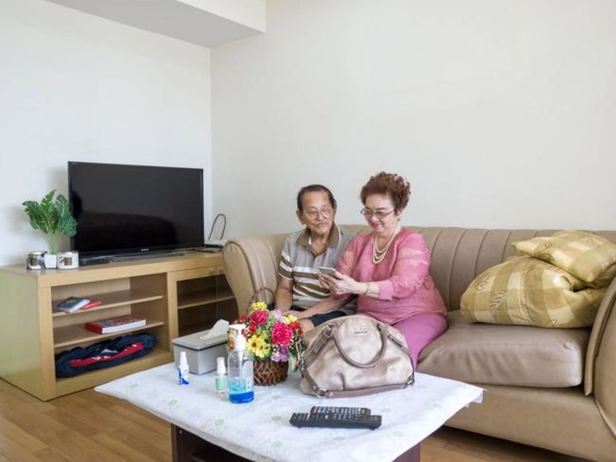 Không gian sống được thiết kế đảm bảo an toàn cho người cao tuổi.