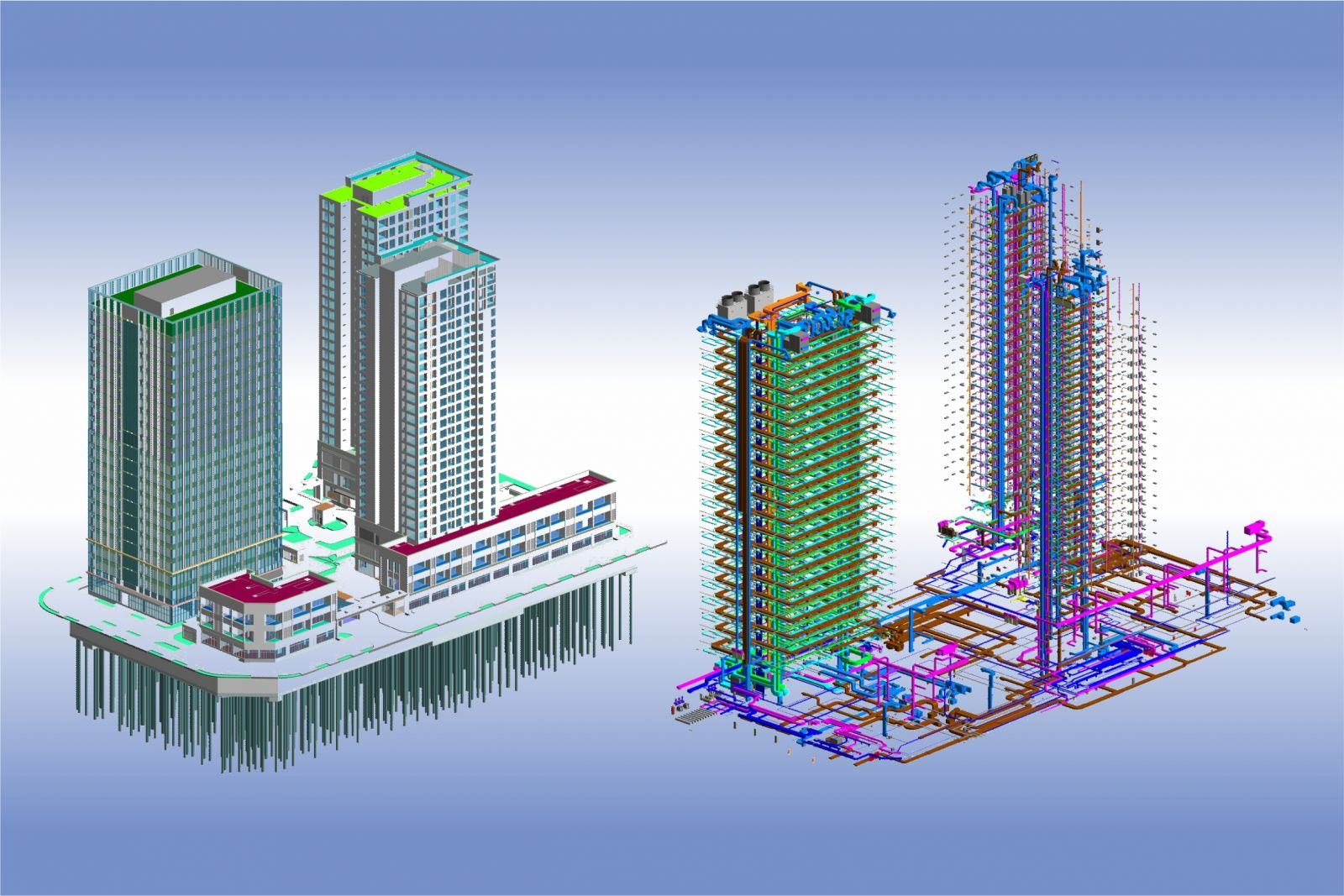 Công nghệ BIM giúp mô phỏng công trình trên nền tảng số, giảm sai sót và nâng cao hiệu quả xây dựng, vận hành