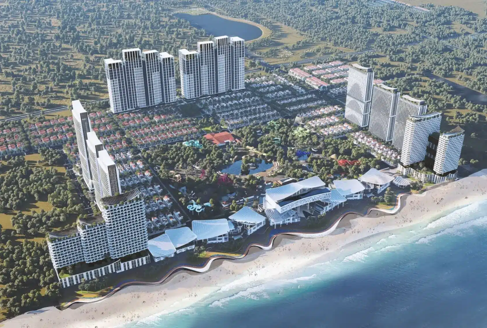 Hình ảnh phối cảnh dự án Blanca City.