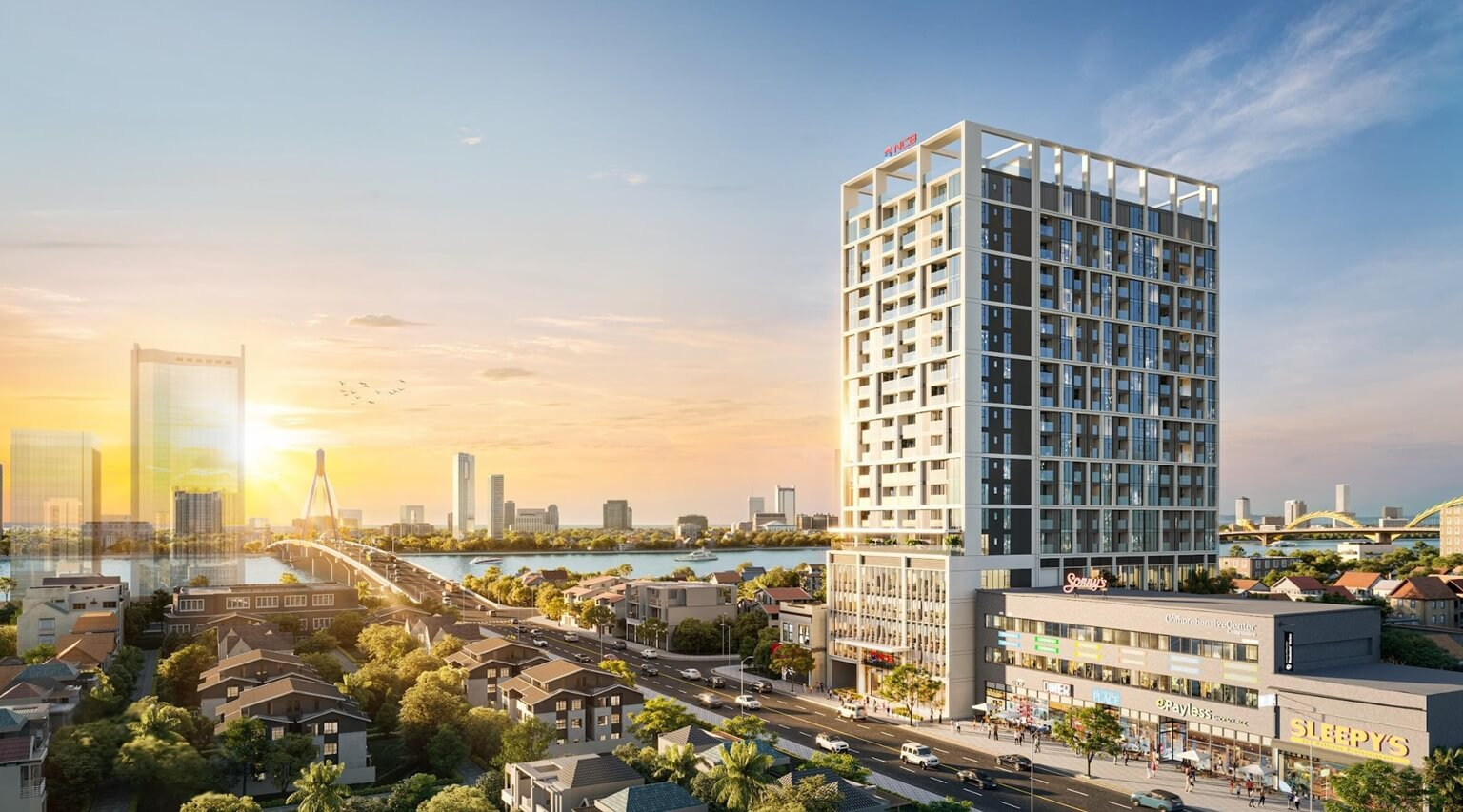 Hình ảnh phối cảnh dự án Sun Solar Residence.