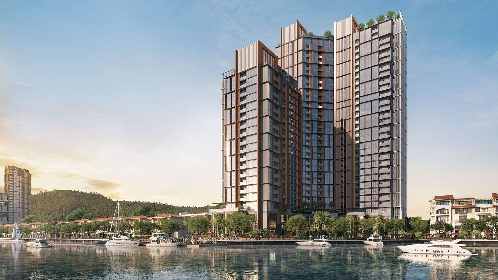 Hình ảnh phối cảnh dự án Sun Symphony Residence.