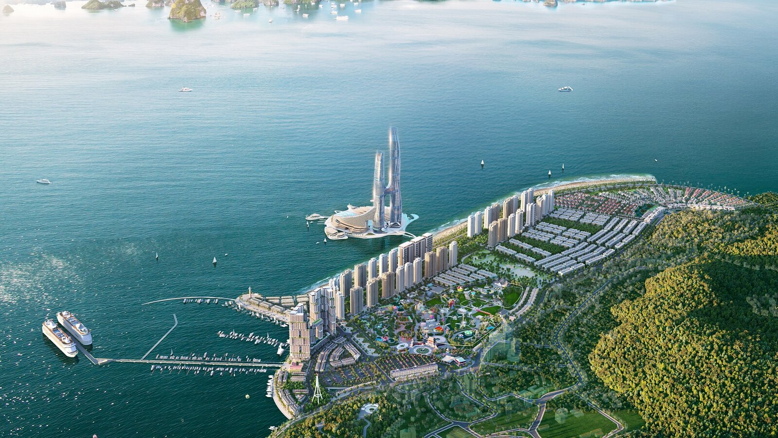 Hình ảnh phối cảnh dự án Sun Elite City