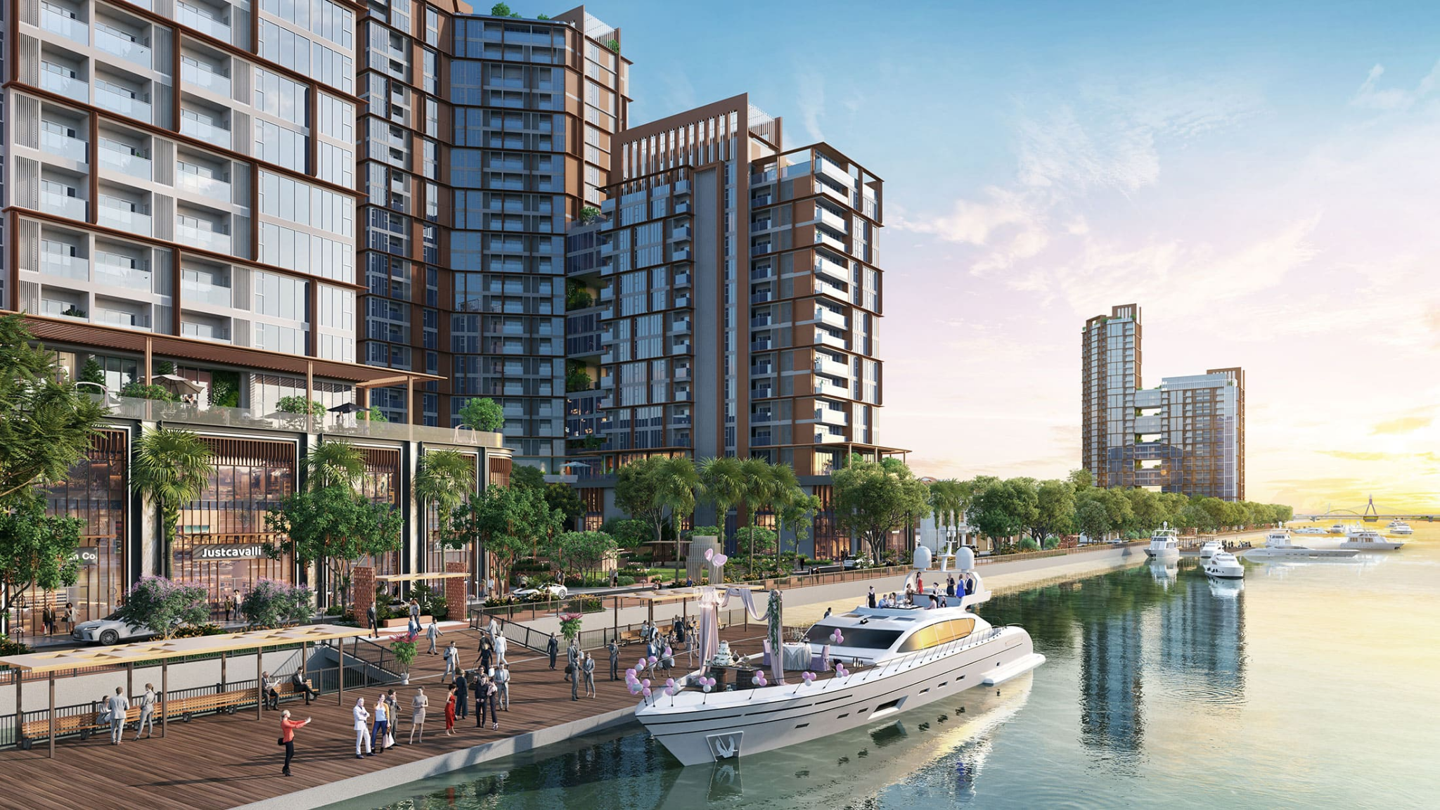 Hình ảnh phối cảnh dự án Sun Symphony Residence.