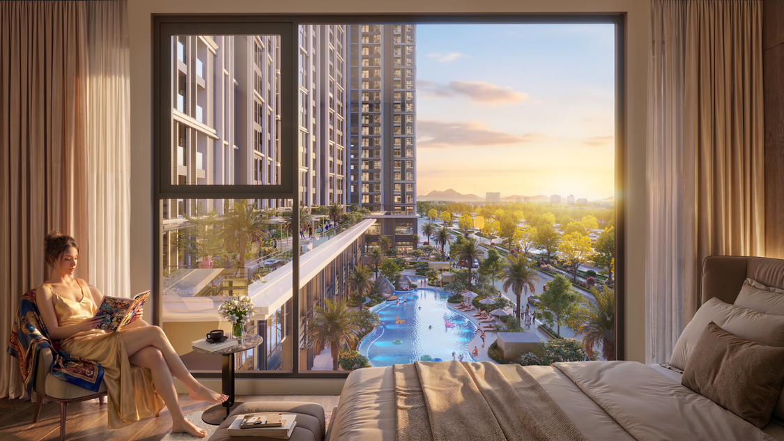 Mô hình DyHome tại Beachtro Tower mang đến không gian linh hoạt, mở ra nhiều phương án tùy biến công năng theo nhu cầu