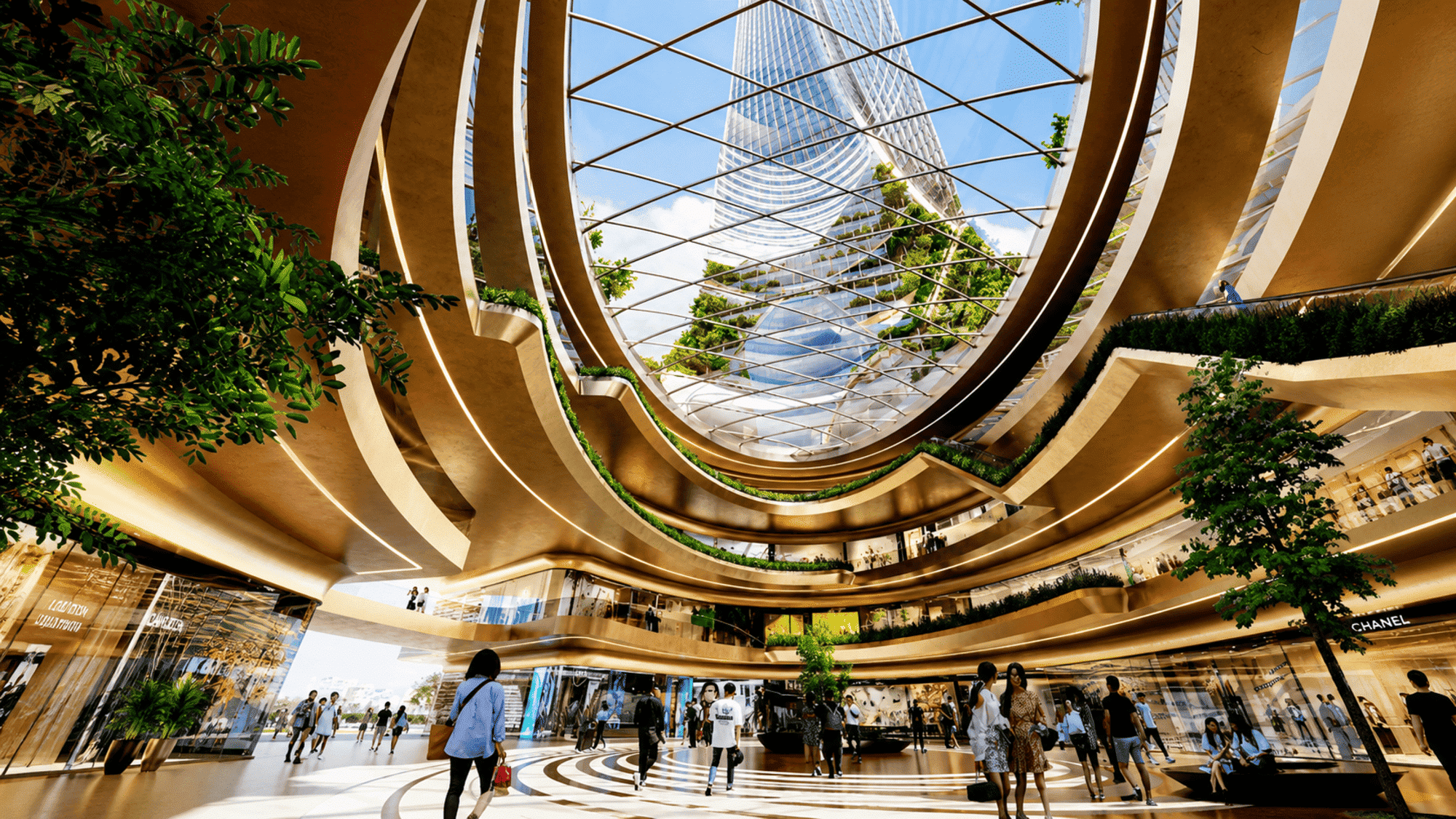 Sun Galaxy Complex mang đến không gian thương mại, ẩm thực và phố đêm sôi động bên sông Hàn