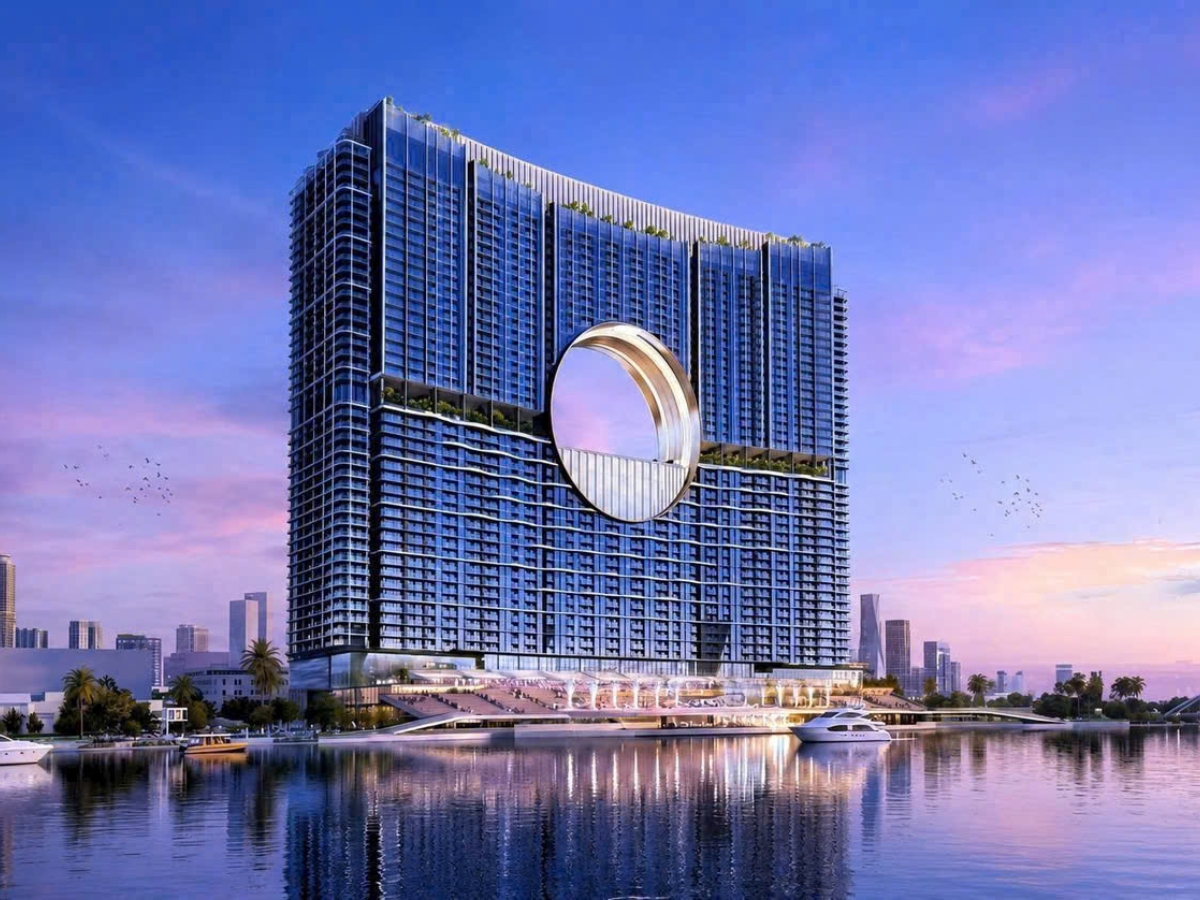 Từ trên cao, Sun Galaxy Complex mở ra tầm nhìn khoáng đạt về sông Hàn, đô thị và biển Đà Nẵng