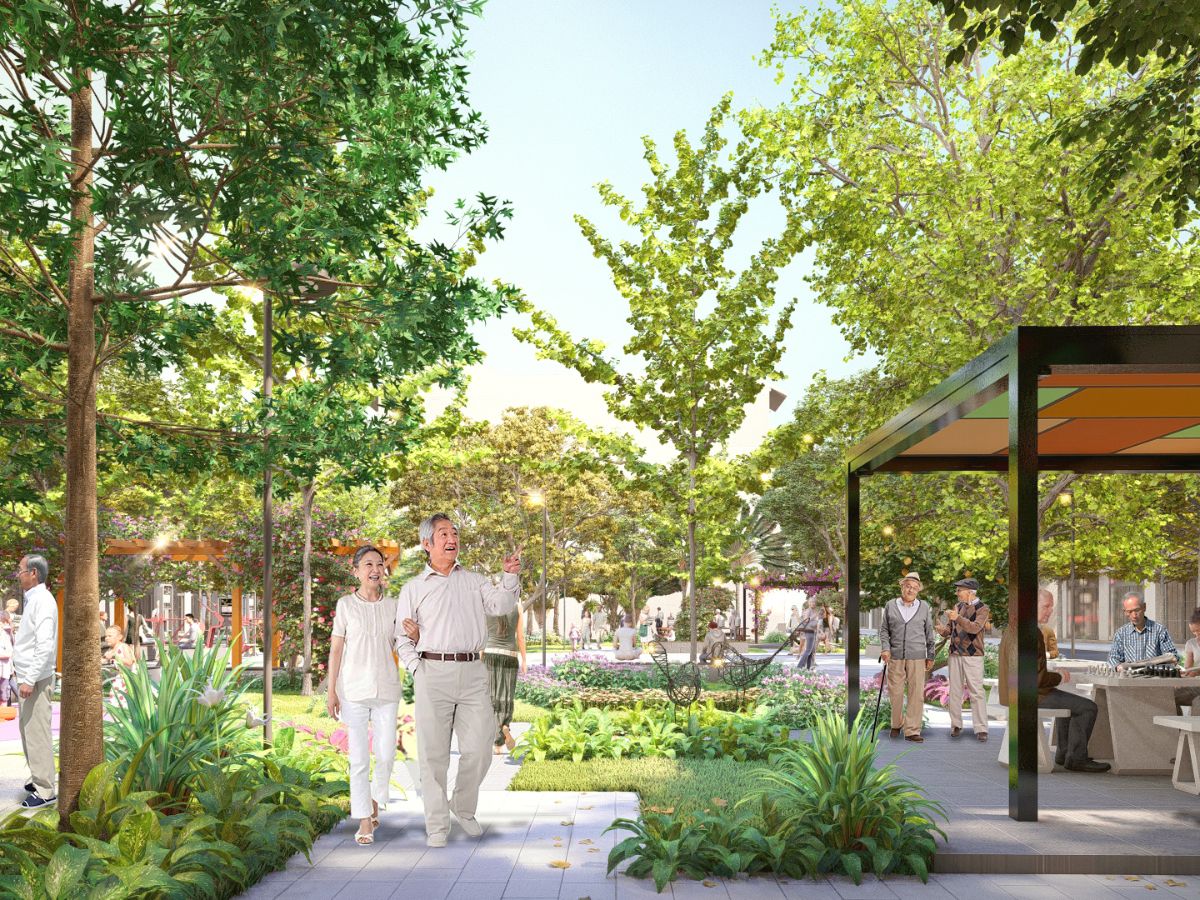 Phối cảnh không gian sống tại Sun Urban City, Ninh Bình.