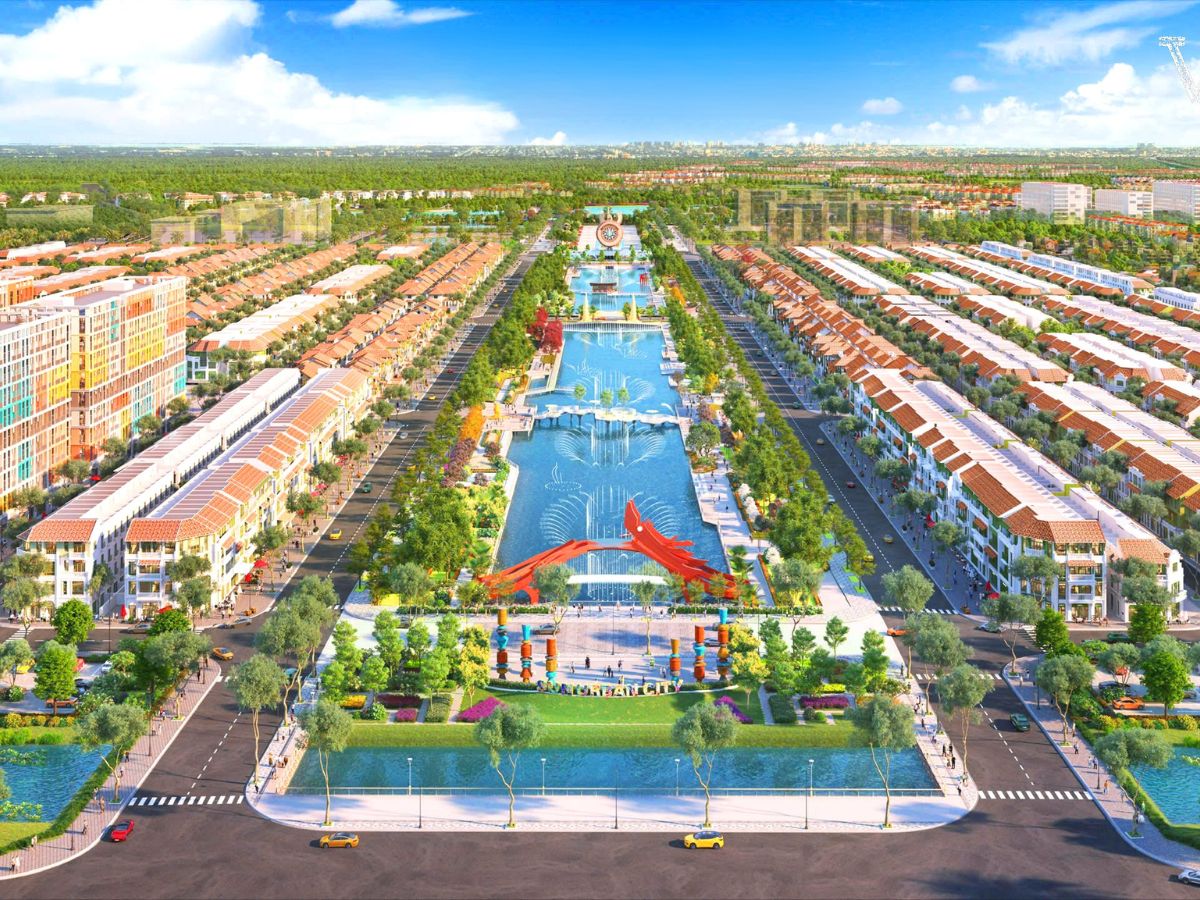 Sun Urban City được quy hoạch theo mô hình đại đô thị nghỉ dưỡng với không gian xanh và hệ tiện ích quy mô lớn.