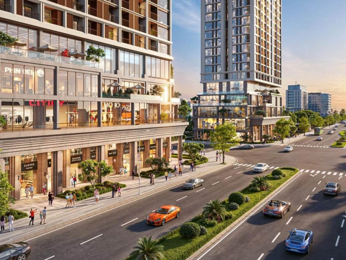 Shophouse khối đế có mối liên hệ trực tiếp với không gian sống phía trên